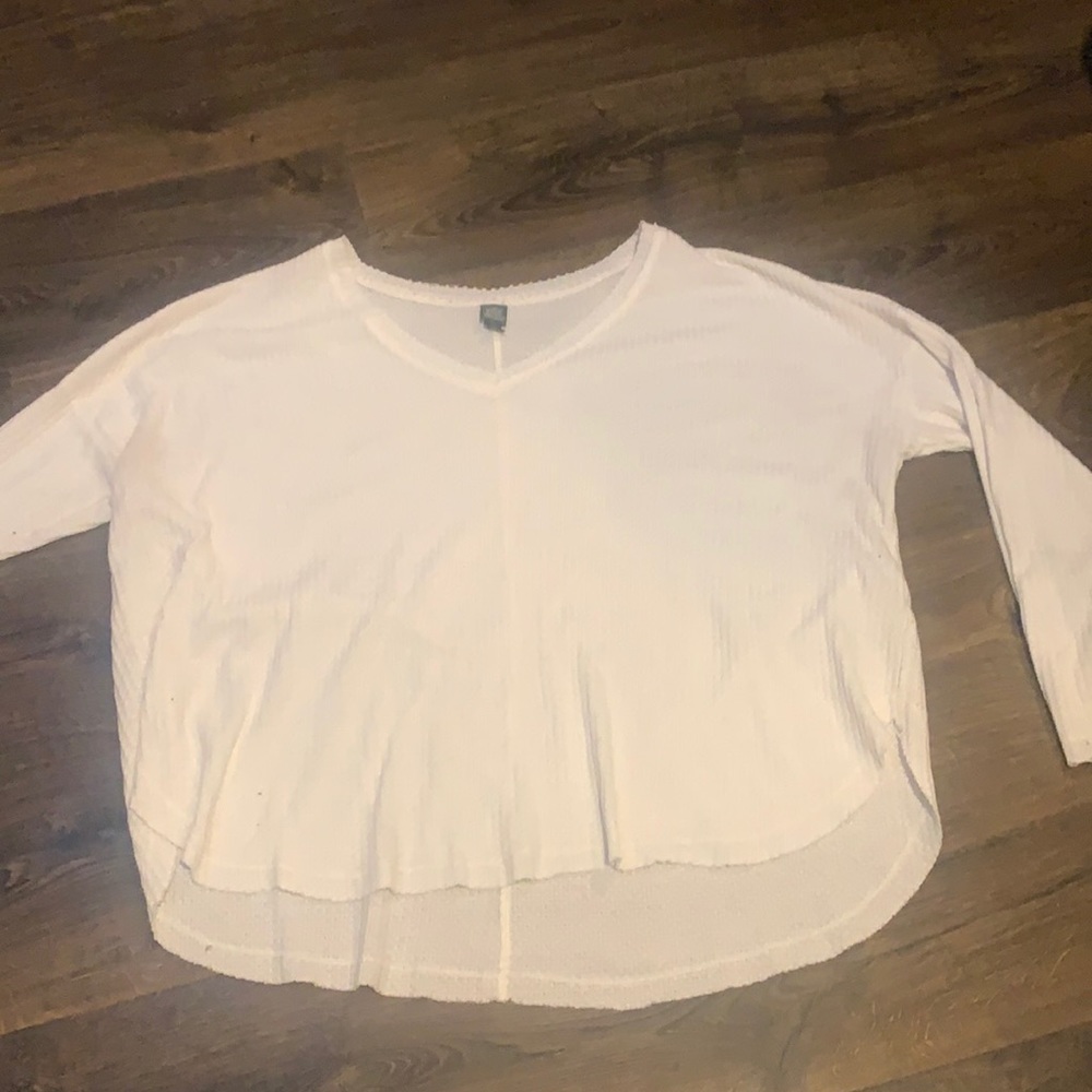 Wild Fable White Knit Long Sleeve Sweater